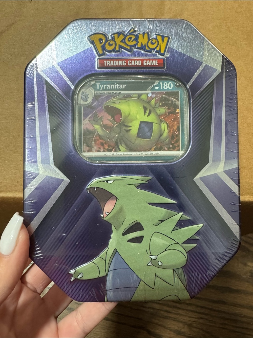 Pokemon Tyranitar Collector Tin - Sealed. Authentic.